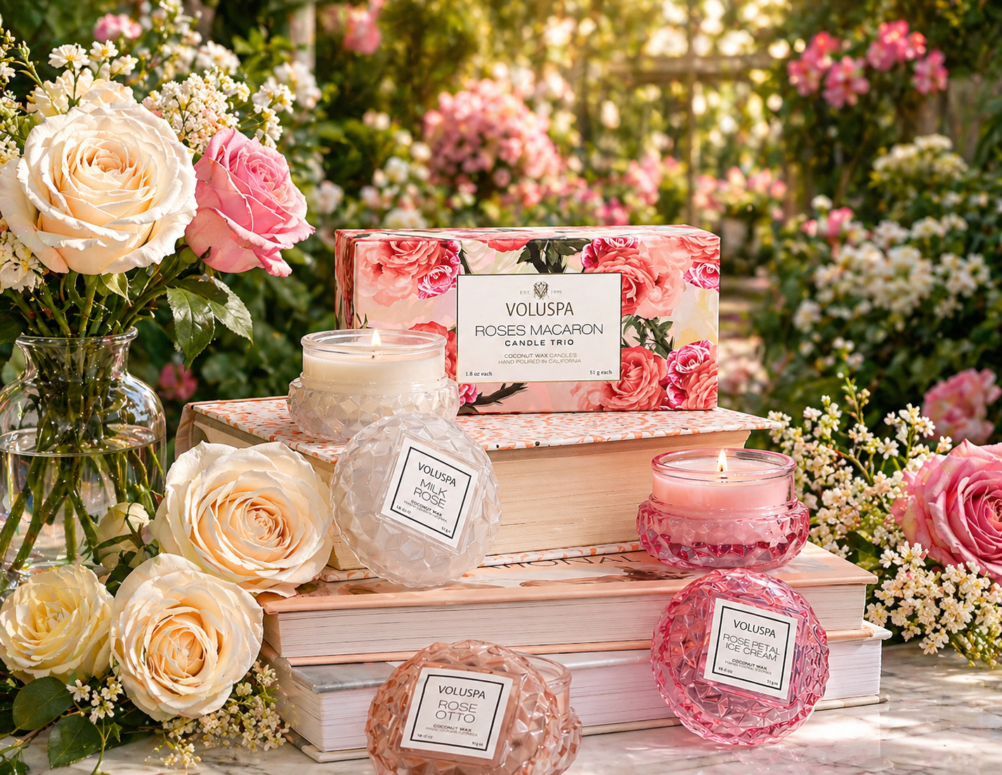 VOLUSPA Roses Collection Candle