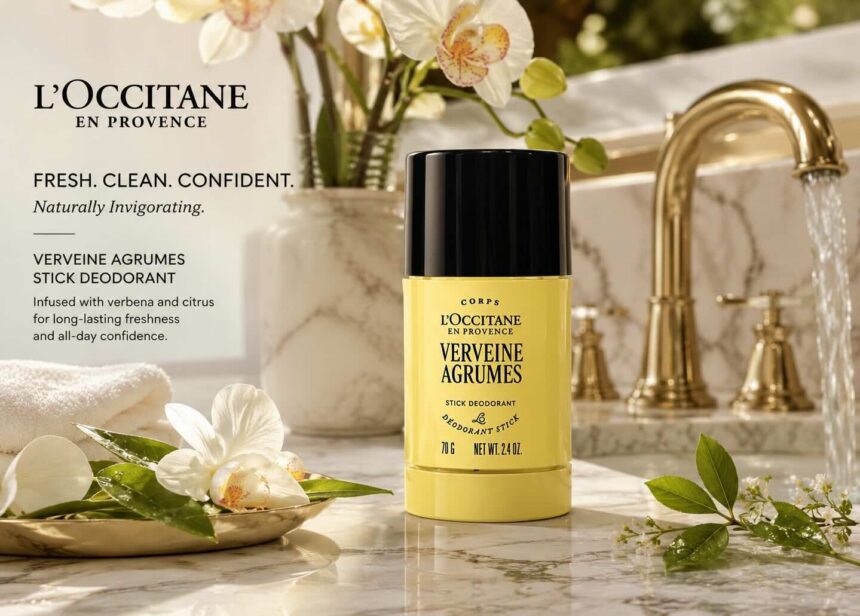 Fresh citrus-inspired body care